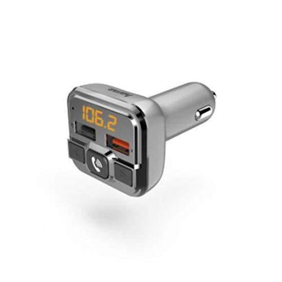 Transmetteur FM Bluetooth Pour Voiture - Adaptateur Allume-cigare Avec 2 Ports USB, Lecteur MicroSD, Compatible Tous Smartphones - 1
