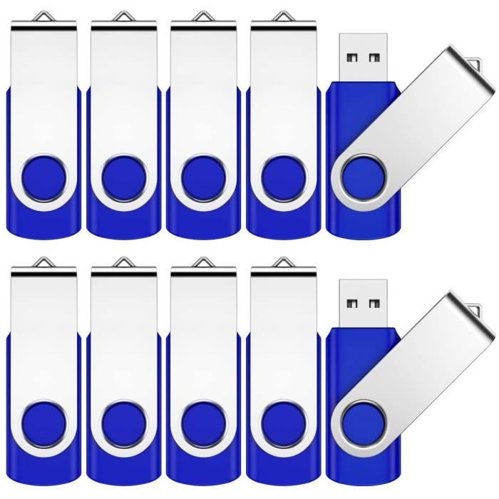 5 Pièces 32 Go Clés USB 2.0 Rotatif Mémoire Stick Stockage Pivotantes 32Go Clef USB Couleur