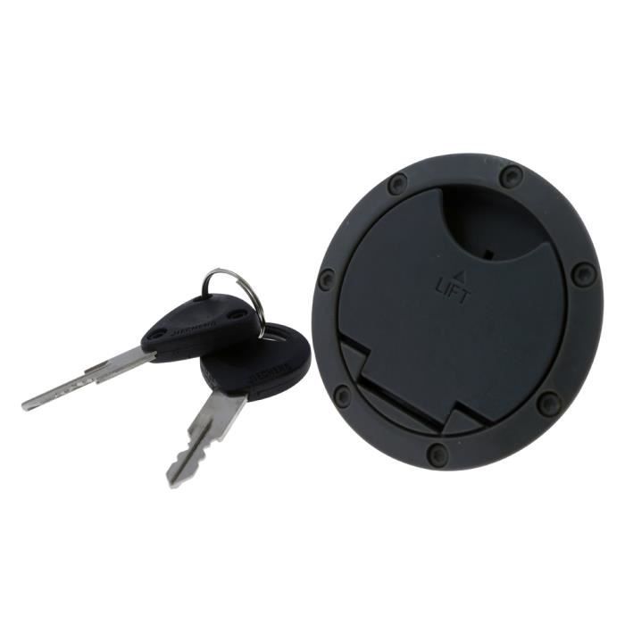 Bouchon De Réservoir Avec Serrure Et Clé Pour ISUZU ELF NPR NHR NQR – Noir, Antivol