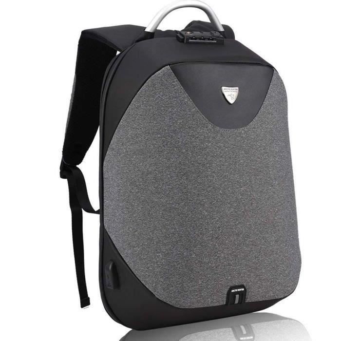 Sac Dos pour Ordinateur Portable avec USB Port 15.6 Pouces