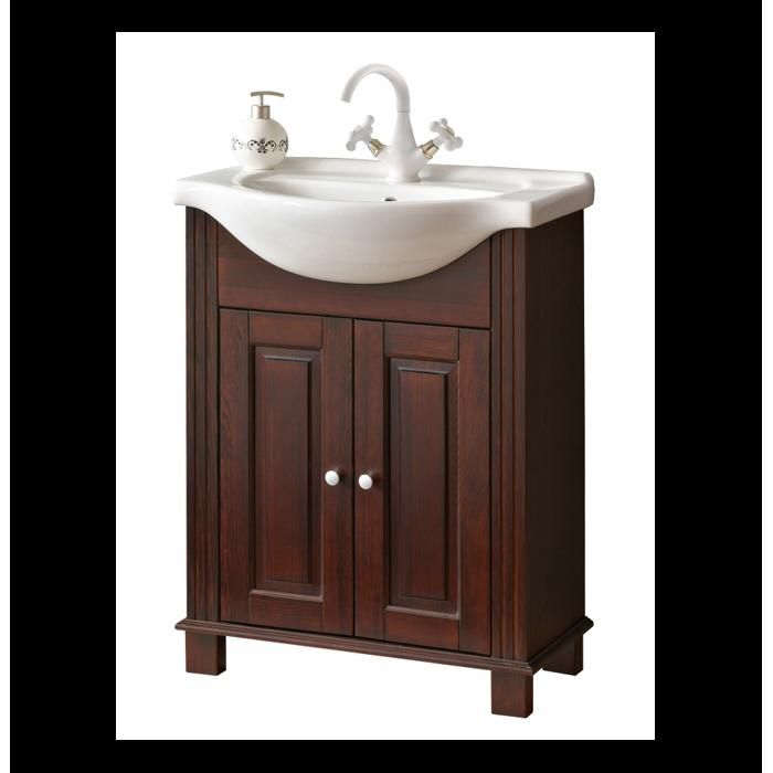 Retro - Ensemble meuble vasque de salle de bain - 65 cm - Retro