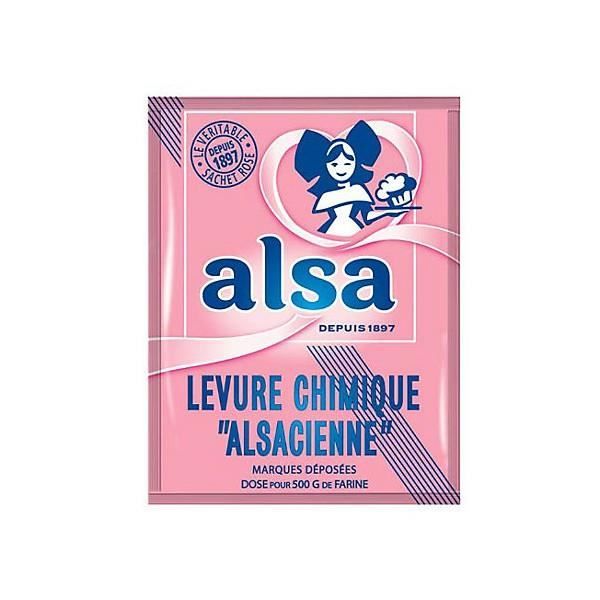 Levure chimique alsacienne 18 x 88G Alsa