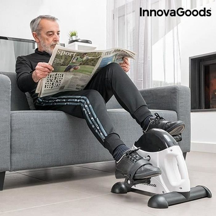 Pédaleur jambes ou bras- Compact pour pédaler assis partout-Qualité-InnovaGoods Sport Fitness-Intensité réglable-Compteur numérique
