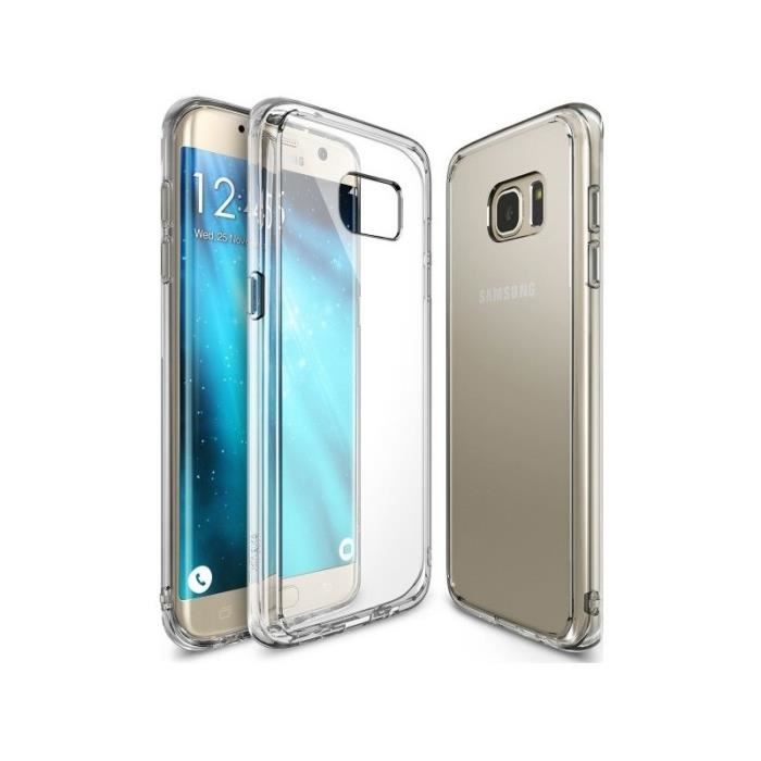 Coque silicone gel transparente pour Samsung S8