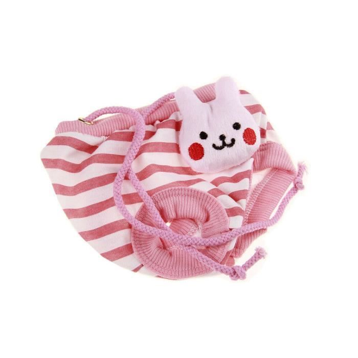 Couche-Culotte 3D Rose Taille M Bandes Hygiénique Pour Chien Réglable Lavable Réutilisable