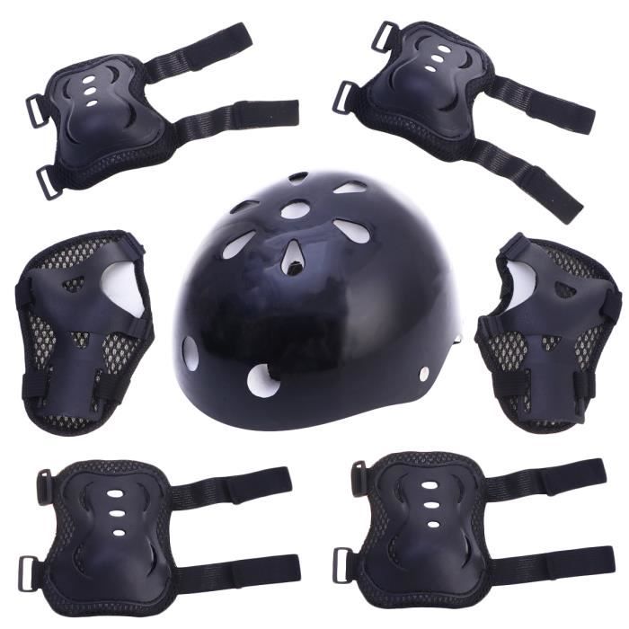 1 ensemble casque d'équitation protecteur extérieur vélo planche à roulettes TAPIS DE SOL - TAPIS DE GYM - TAPIS DE YOGA