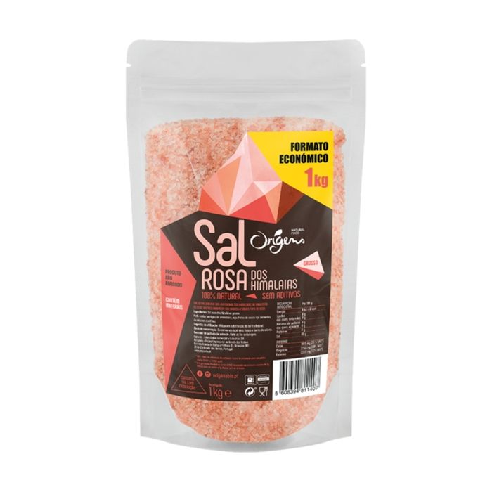 ORIGENS BIO - Gros sel rose de l'Himalaya 500 g