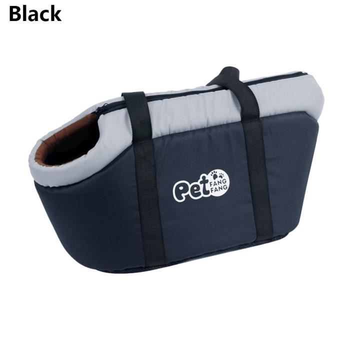 Sac de transport,Sac de voyage pour animaux de compagnie Portable chats sac à main chien transporteur respirant sac - Type Black-S
