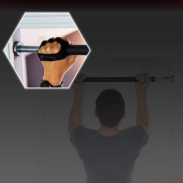 barre de traction PORTE MAISON EXERCICE ENTRAÎNEMENT ENTRAÎNEMENT GYM BAR CHIN UP TAILLE RÉGLABLE FITNESS PULL