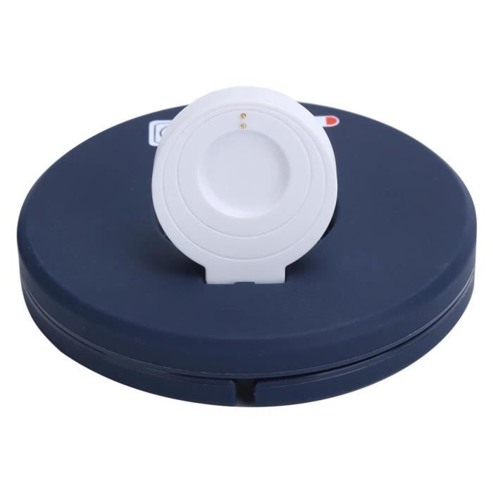 Fdit Montre support de charge QS-04 5W PC TPU câble enrouleur support de charge chargeur sans fil pour Fossil gen4 / gen5