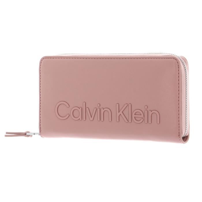 Calvin Klein CK Set Zip Around Wallet L Cafe Au Lait [198414] -  porte-monnaie porte monnaie