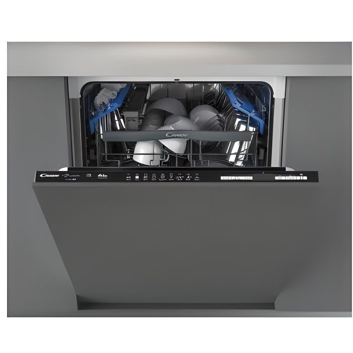 LAVE VAISSELLE ENCASTRABLE 60 CM - 15 COUVERTS - FULL - ELECTRONIQUE : CANDY - CDIN2D520PB