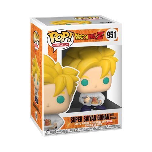Figurine Funko Pop Animation Dragon Ball Z S9 SS Gohan with Noodles Multicolore