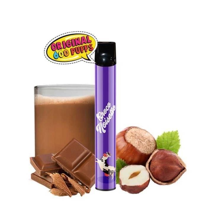 Vape Pen Choco Noisette - Wpuff Liquideo- taux de nicotine : 9 mg