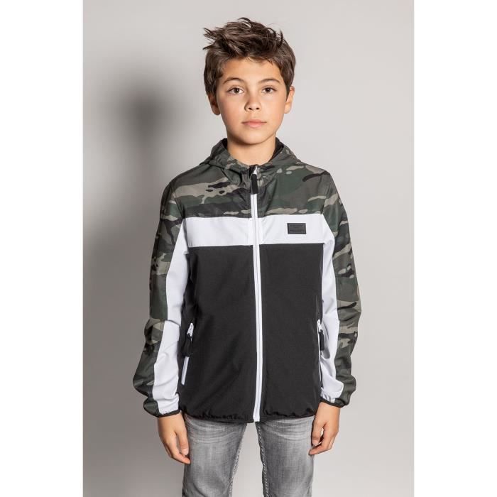 DEELUXE Veste camouflage à capuche FRIZZY Khaki Camo