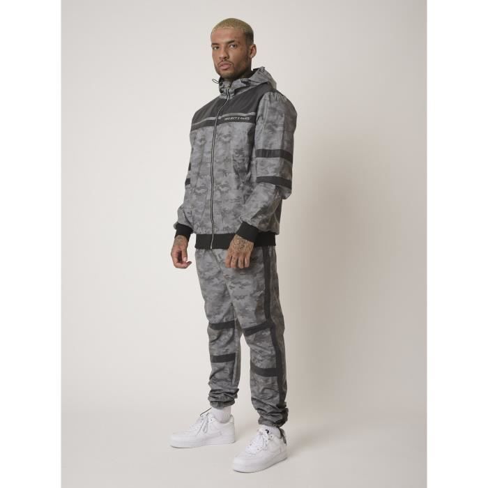 PROJECT X PARIS - Pantalon de jogging bi-matière réfléchissante motif camouflage - Homme