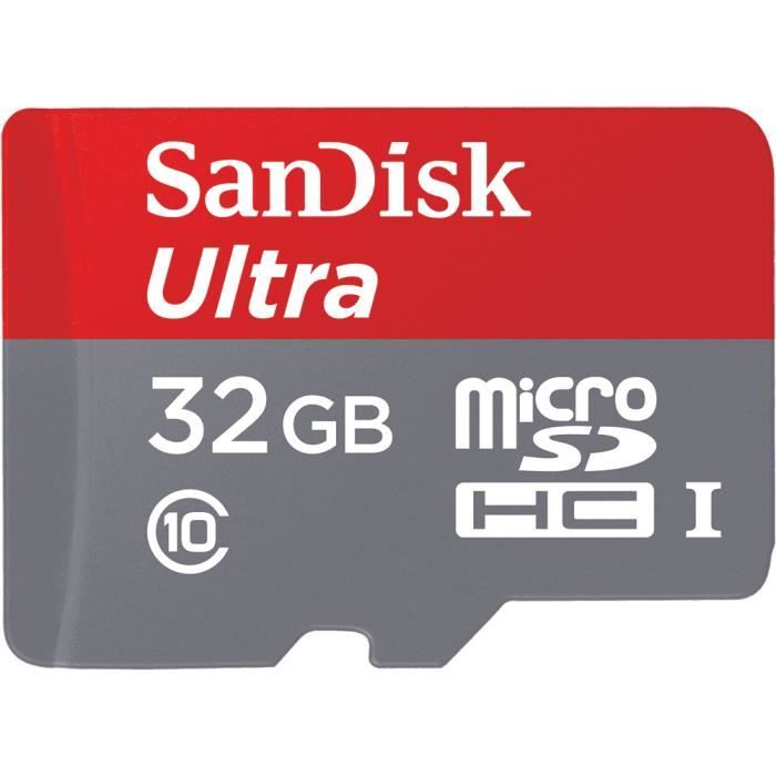 Micro SD SanDisk Ultra 32 GB MicroSDHC Class 10 UHS-I 80MB/S