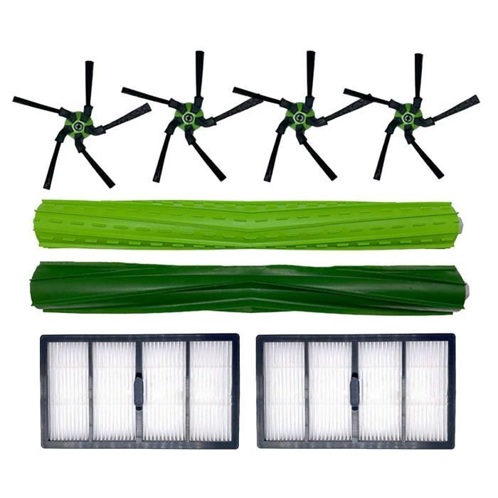 Brosses LatéRales Ensemble de Brosses à Rouleaux pour Aspirateur IRobot Roomba S9 S9 +