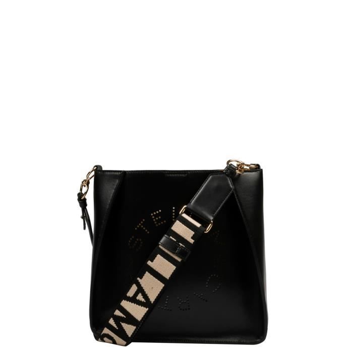 STELLA MCCARTNEY FEMME 700073W85421000 NOIR POLYAMIDE SAC PORTÉ ÉPAULE