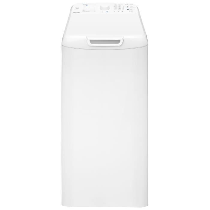 Lave-linge top VEDETTE TVC651 - 6,5kg - Moteur standard - L40cm - 1100 trs/min - Blanc