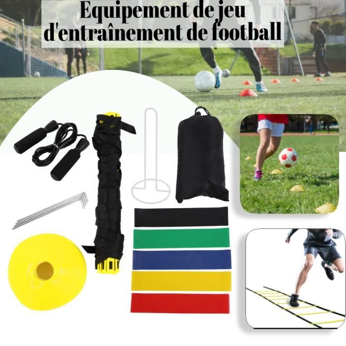 14 pcs Ensemble d'entraînement de vitesse et d'agilité -Jaune -EYE5