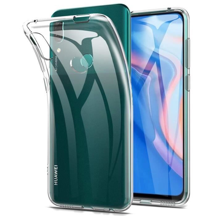 Pour Huawei P Smart Z (2019) 6.59-: Coque Silicone gel UltraSlim et Ajustement parfait - TRANSPARENT