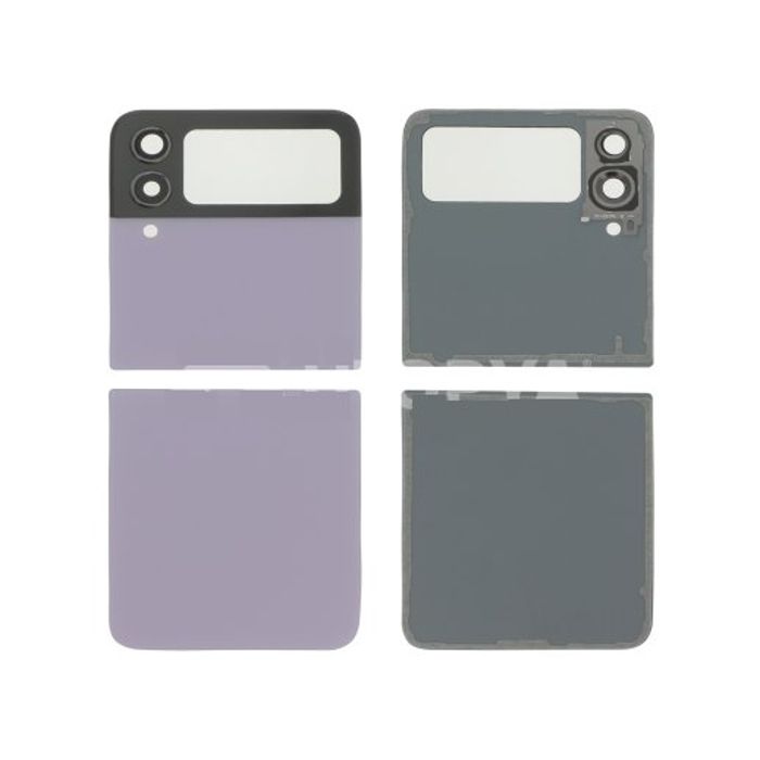 Cache Batterie Vitre Arrière Or Pour Samsung Galaxy Z Flip 4 F721B Sans logo - vue 2