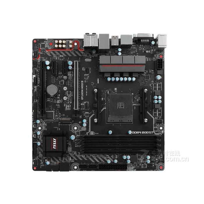 Carte mère MSI B350M MORTAR AMD B350 Socket AM4 4xDDR4 SDRAM 64 Go Micro ATX - Msi
