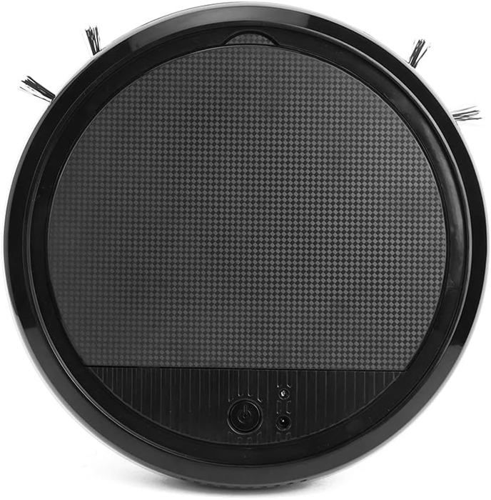 Aspirateur Robot - LAMPESECOENERGIE - 2 En 1 - Nettoyage Humide - Anti-Chute - Couleur Noir - Lampesecoenergie