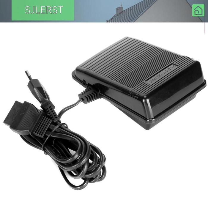 sjlerst Pédale de pied de machine à coudre Pédale de Commande au Pied pour Machine à Coudre Domestique de electromenager machine - Sjlerst