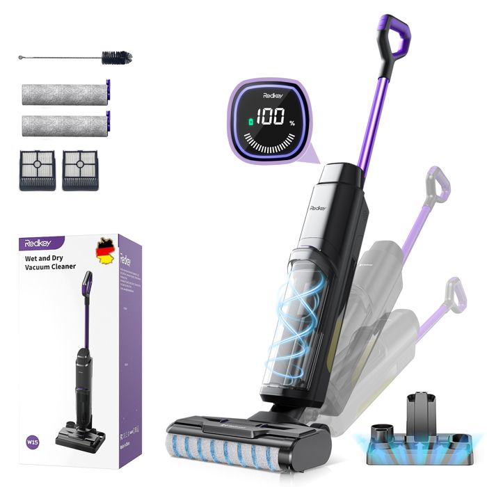 Aspirateur Balai Laveur sans Fil Redkey W15