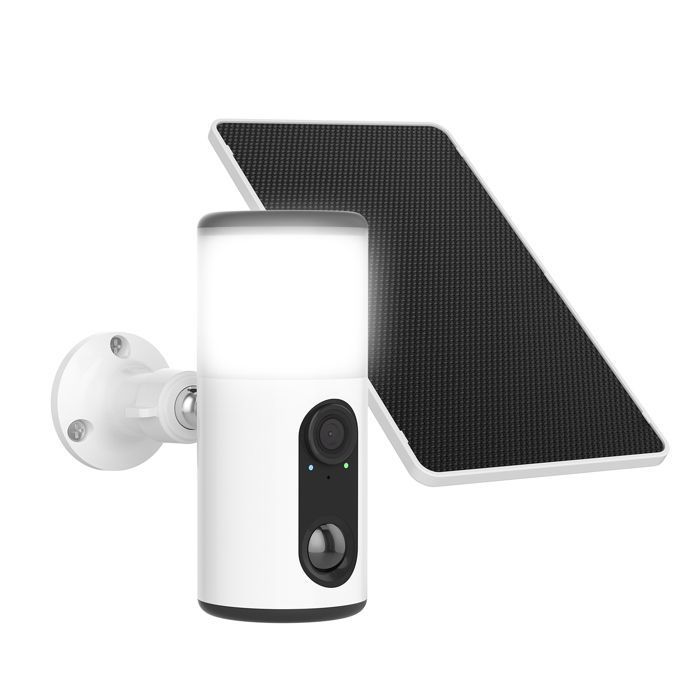 ANRAN Caméra de surveillance exterieur solaire+ panneau solaire lampe de jardin WiFi 2.4Ghz compatible AlexaGoogle Home F2M3 - vue 2