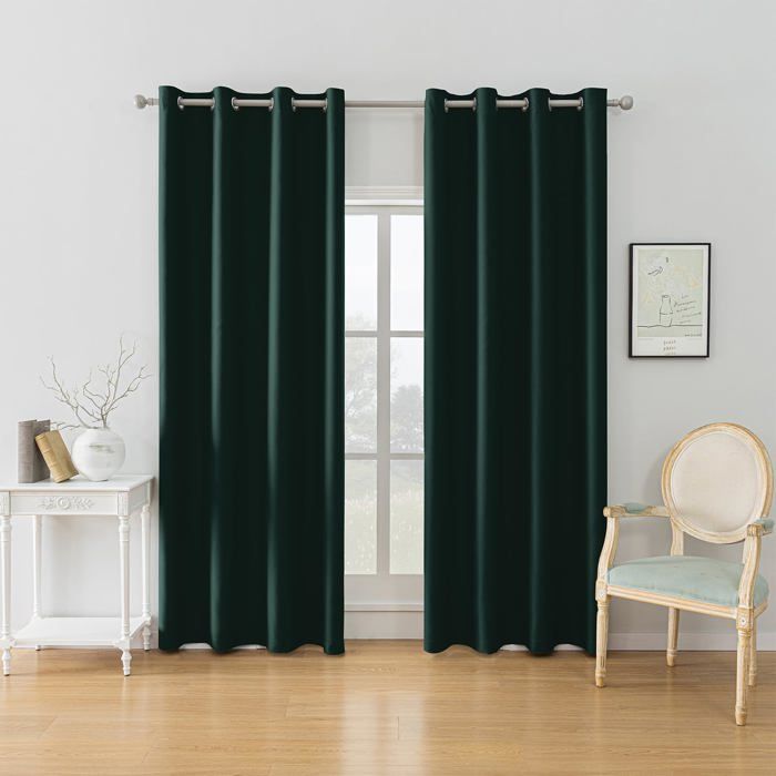 YSTELLAA Rideau Velours Occultant Lot De 2, 140×300CM, Rideau Thermique Isolant Anti Froid Et Chaleur Opaque, Moderne, Anti Bruit À Oeillets, pour Salon et Chambre, Vert YSTELLAA Rideau Velours Occultant Lot De 2, 140×300CM, Rideau Thermique Isolant Anti Froid Et Chaleur Opaque, Moderne, Anti Bruit À Oeillets, pour Salon et Chambre, Vert