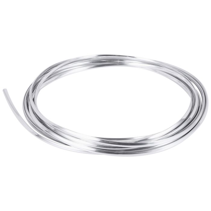 20FT Chrome Moulure Garniture Bande Bord de Porte de Voiture Anti-Rayures Protecteur Couverture Argent