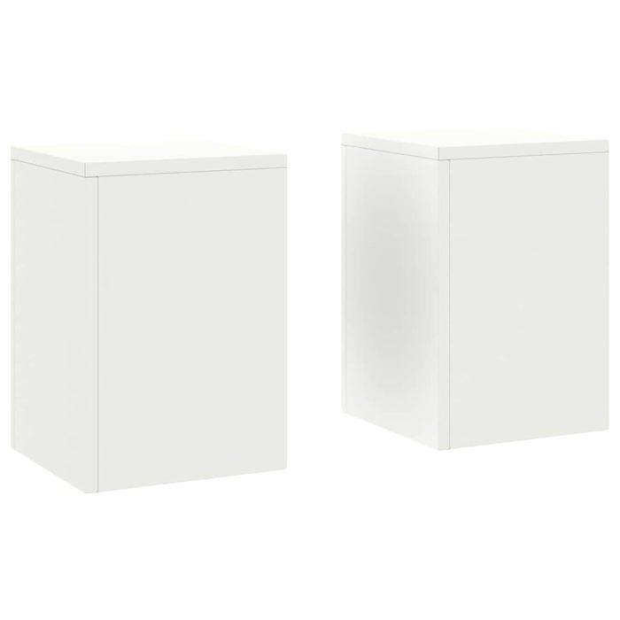 vidaXL Supports de plantes d'extérieur 2 pièces 24x24x35 cm Acier - vue 3