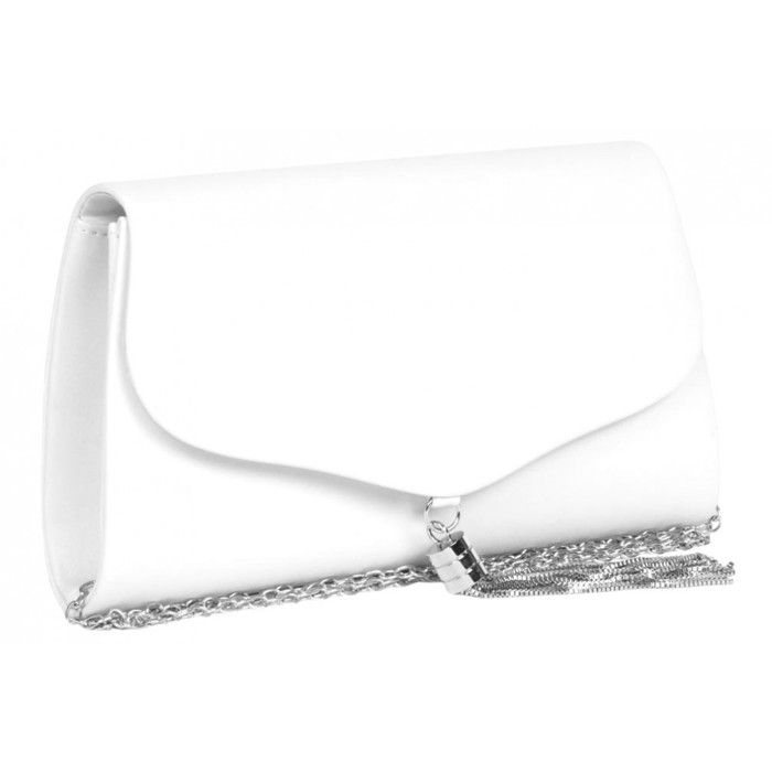 Pochette cérémonie-Nyls Création-Pochette Femme Blanche Satin Classe Mariage Sac Soiree Prettya - Blanc Pochette cérémonie-Nyls Création-Pochette Femme Blanche Satin Classe Mariage Sac Soiree Prettya - Blanc