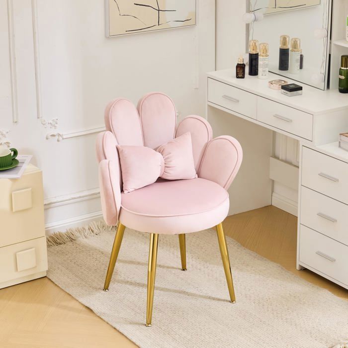 VINGLI Fauteuil de Salon Chaise Coiffeuse Fauteuil Bureau Fauteuil dAttente
