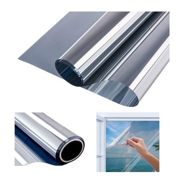 Film de fenêtre - SYNT - 40×200cm - Protection UV - Réduction chaleur 50% - Anti-regard