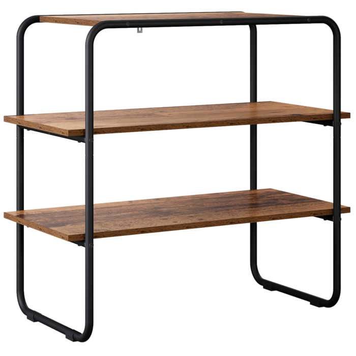 NEW Bout de Canapé/MEUBLE dEntrée - UU - Table console - Bois ancien 80x41x75 cm Bois dingénierie FR_99918