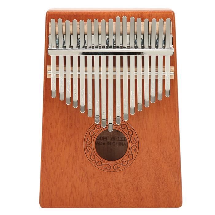 Abaodam Kit DIY Kalimba 17 Touches Avec Clés Réparation Et Capodastre - Piano à Pouces Pour Débutants