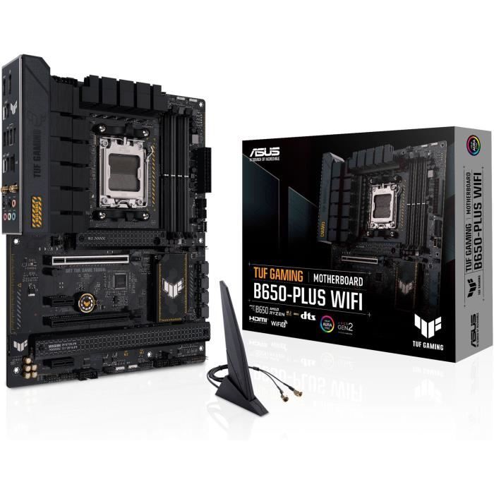Carte mère - ASUS - TUF GAMING B650-PLUS WIFI - AM5 - DDR5 - 128 Go