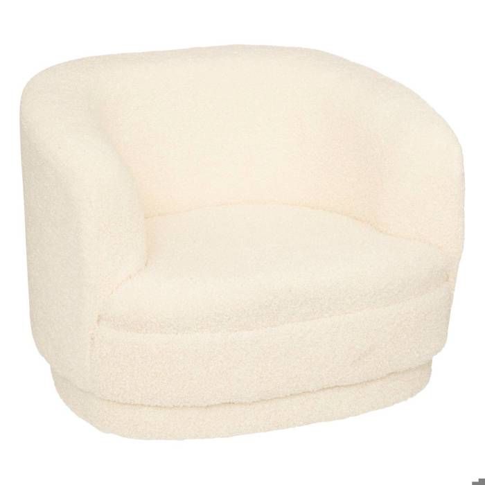 Fauteuil enfant bouclette blanc - Atmosphera Créateur dintérieur