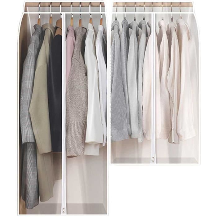 Lot 3 Housses Valise Transparentes Étanchées 20+24+28 Pouces - Protection Anti-Rayures Poussière Pluie - Velcro Noir Lopyxbr