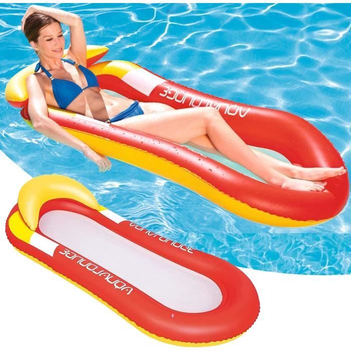 Hamac Gonflable à Eau 4 En 1 - Matelas Piscine Pour Adultes Et Enfants, 120x123 Cm, Charge 150 Kg - 10
