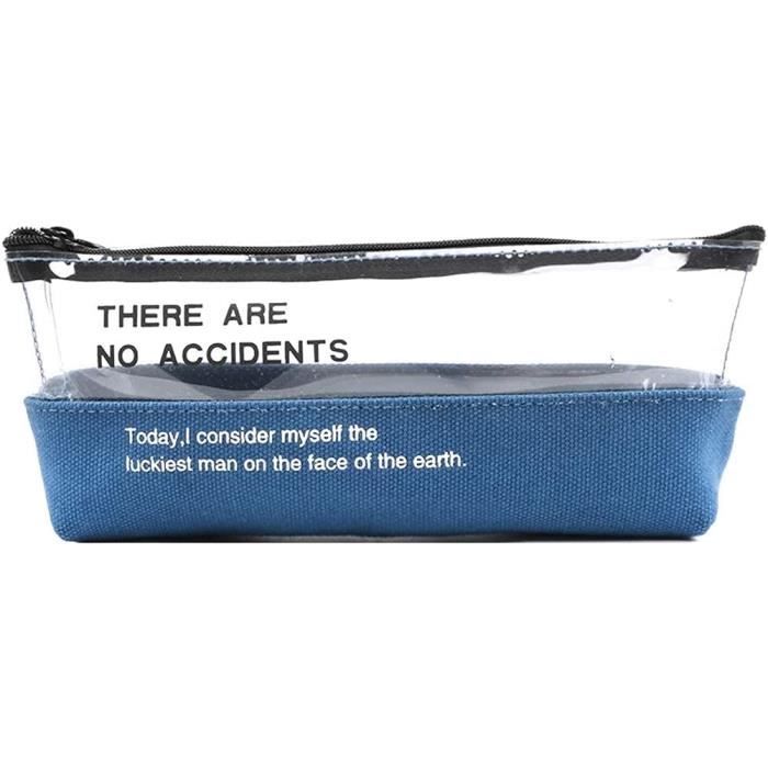 Yexignaon Trousse à Crayons De Grande Capacité Avec Poche En