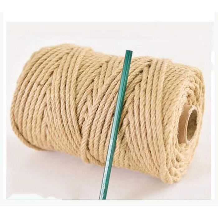 10M-100M Corde De Jute Corde De Chanvre 4Mm-40Mm Pour Décoration De ...