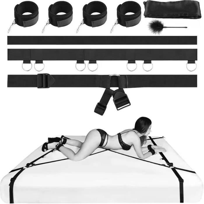 Black BDSM Extreme Bondage Set - Jouets sexuels pour couples - Toys pour  hommes et | bol