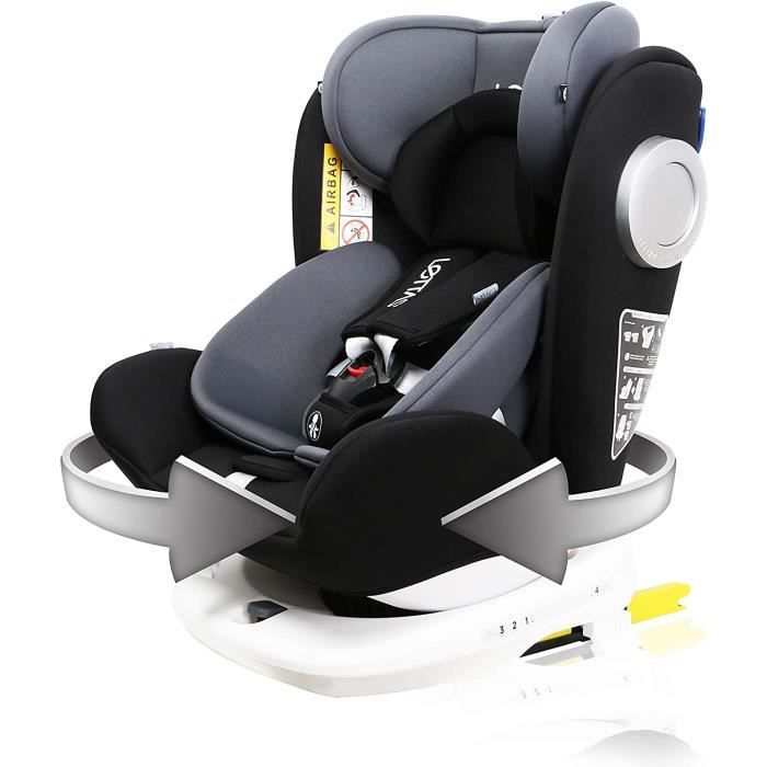 Lettas Siege Auto 360 Pivotant Groupe 0 1 2 3 De 0 A 36 Kg 0 Mois 12 Ans Avec Isofix Top Tether Protection Contre Les Impacts Lat Achat Vente Siege Auto Lettas Siege Auto 360 Pivo Cdiscount
