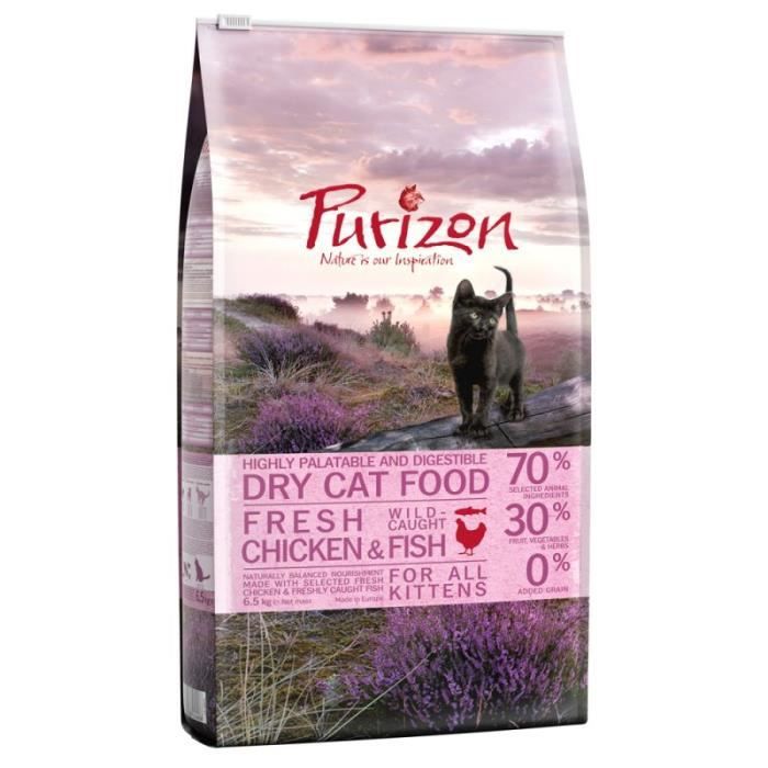 Purizon Kitten Poulet Poisson Sans Cereales Pour Chaton 2 5 Kg Cdiscount