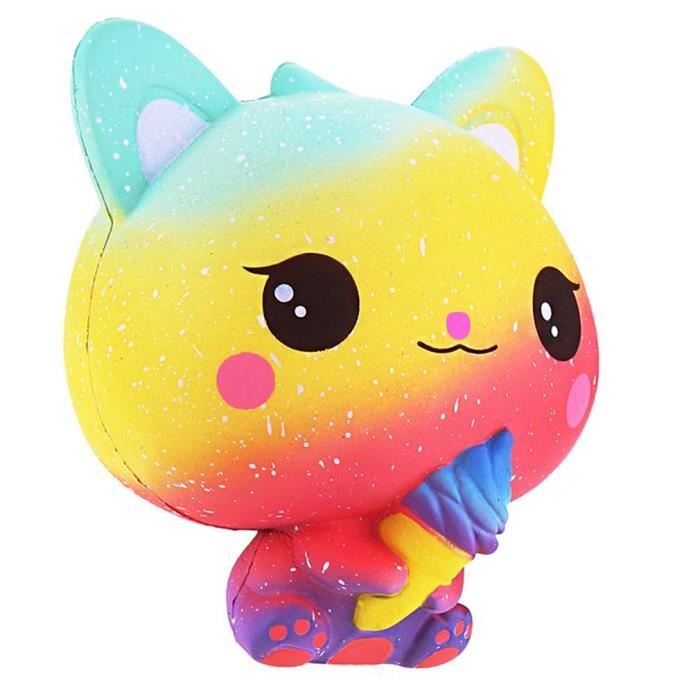 Caravan Squishy Kawaii Chat Glace Jouet Anti Stress Squishies